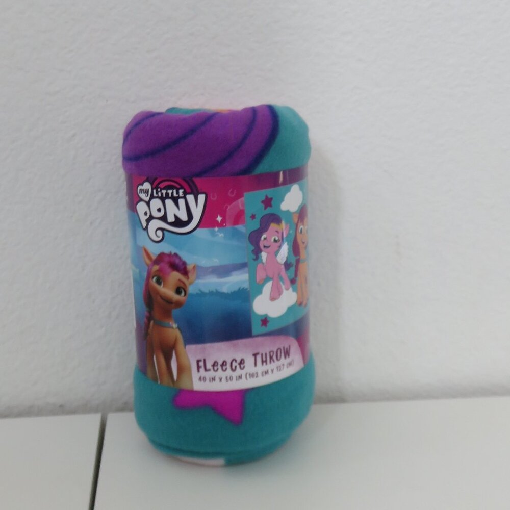 My Little Pony Plush Fleece Throw Blanket 40" x 50"
